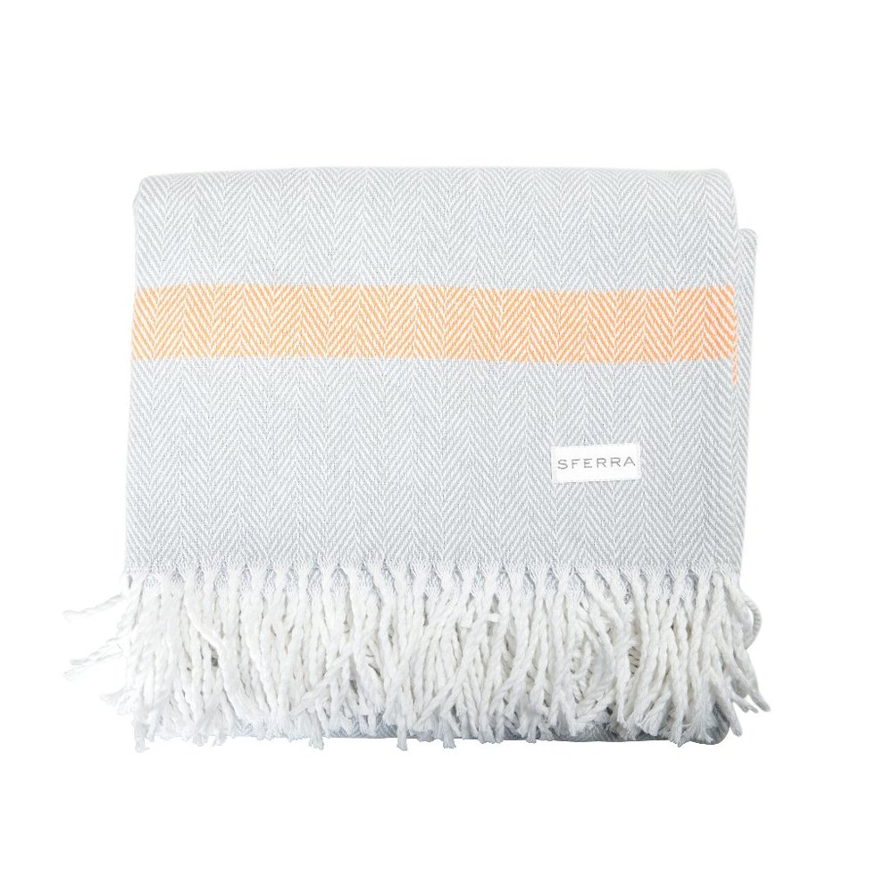 Sferra Colorway 6 Cotton Decorative Throw Blanket